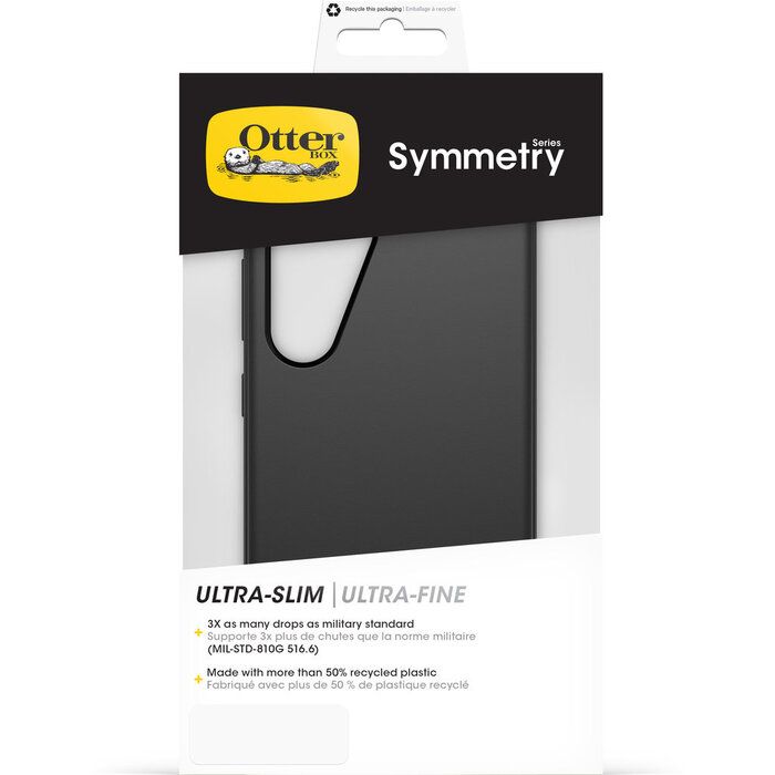Otterbox OtterBox Symmetry Case voor Samsung Galaxy S24 - Zwart - Schokabsorberend Hoesje