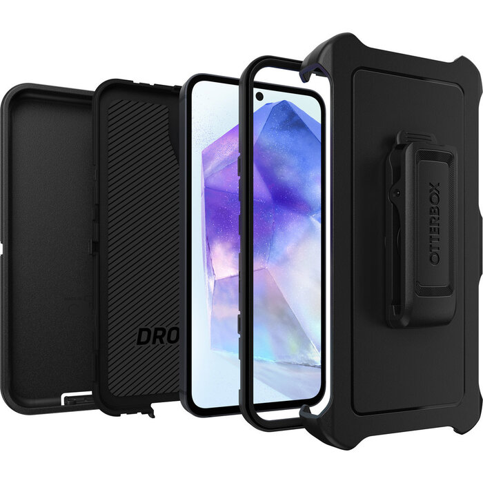Otterbox OtterBox Defender Case voor Samsung Galaxy A55 - Rugged Beschermhoes met Holster