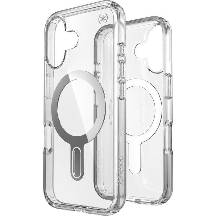 Speck Speck Presidio Perfect-Clear + ClickLock Hoesje voor iPhone 16 - Transparant