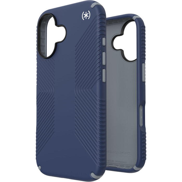Speck Speck Presidio2 Grip Hoesje Apple iPhone 16 Coastal Blue