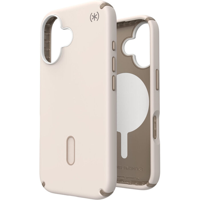 Speck Speck Presidio2 Pro + ClickLock Hoesje voor Apple iPhone 16 - Bleached Bone