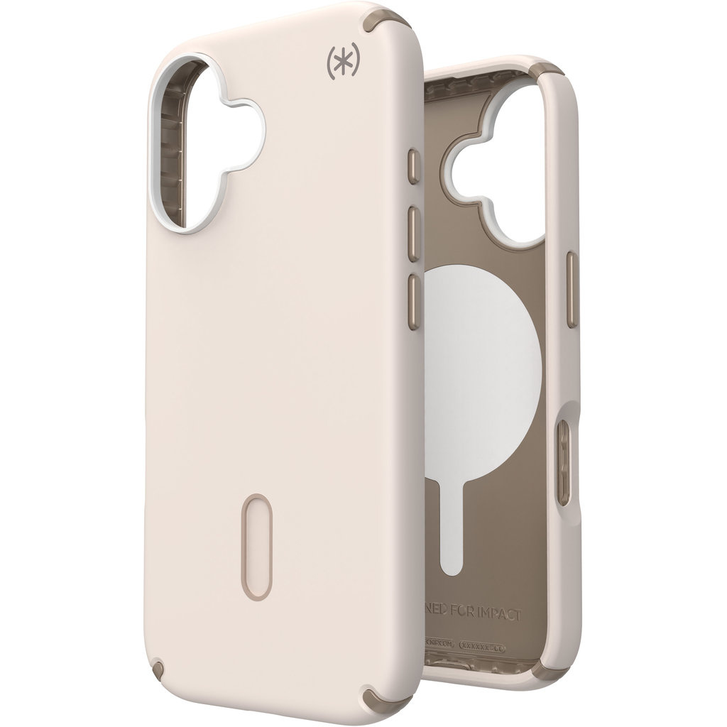 Speck Speck Presidio2 Pro + ClickLock Hoesje voor Apple iPhone 16 - Bleached Bone