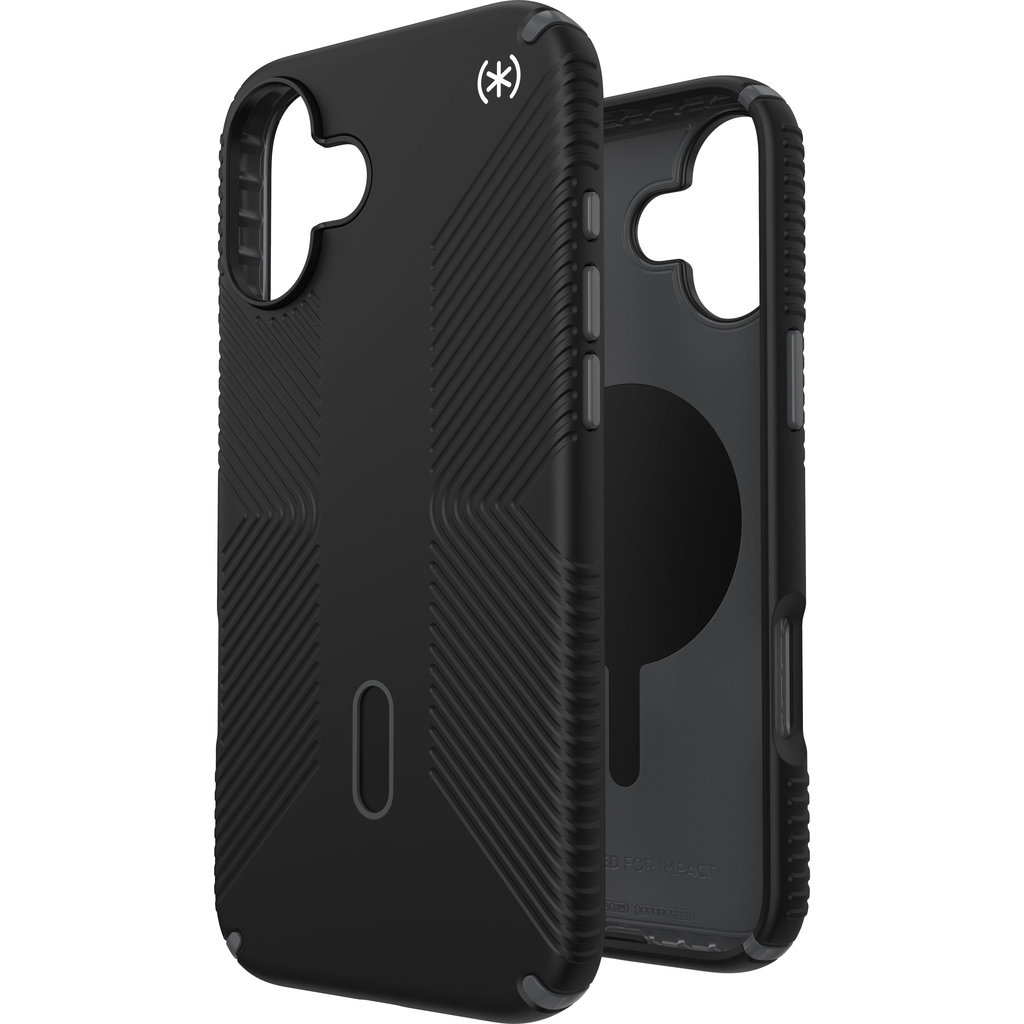 Speck Speck Presidio2 Grip + ClickLock Hoesje voor iPhone 16 Plus - Zwart