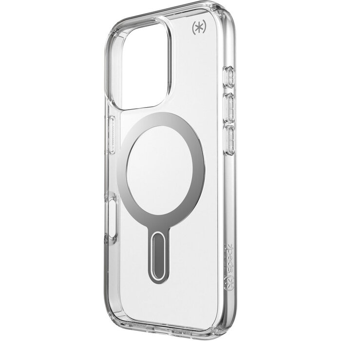 Speck Speck Presidio Perfect-Clear ClickLock Hoesje voor Apple iPhone 16 Pro - Transparant
