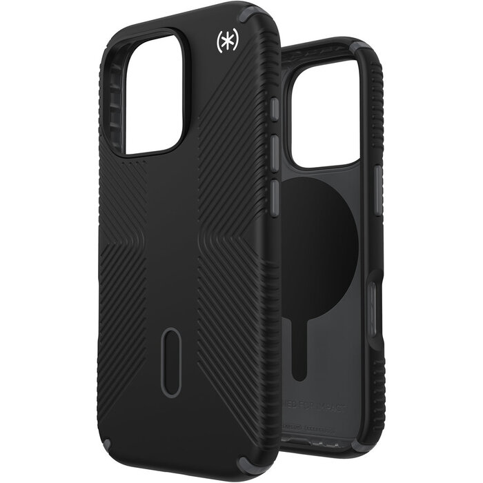 Speck Speck Presidio2 Grip ClickLock iPhone 16 Pro Hoesje - Zwart