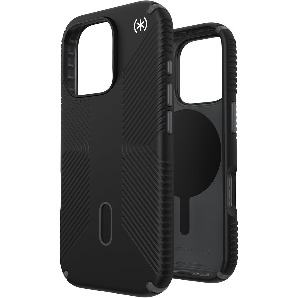 Speck Speck Presidio2 Grip ClickLock iPhone 16 Pro Hoesje - Zwart