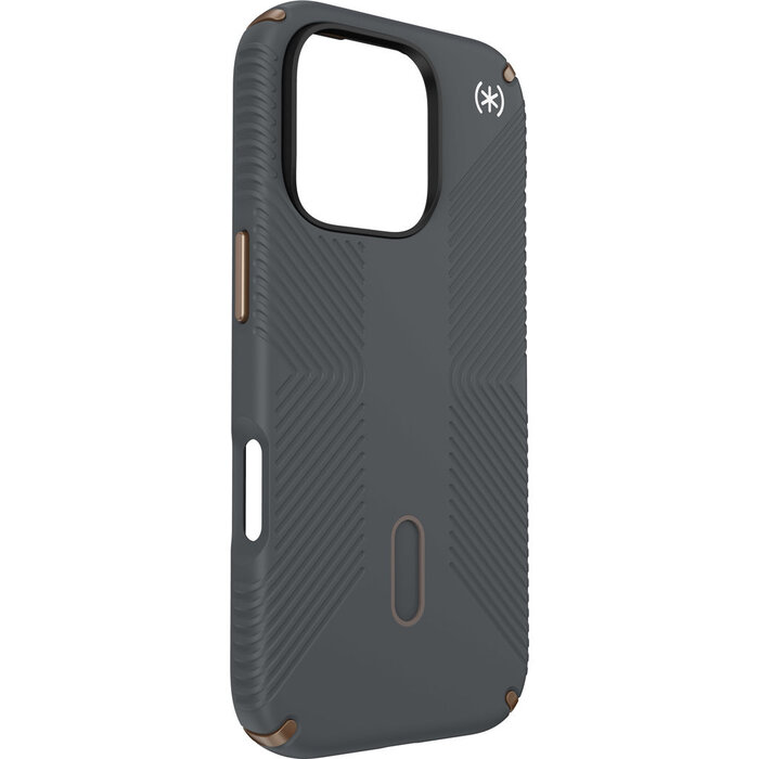 Speck Speck Presidio2 Grip + ClickLock Case voor iPhone 16 Pro - Charcoal Grey