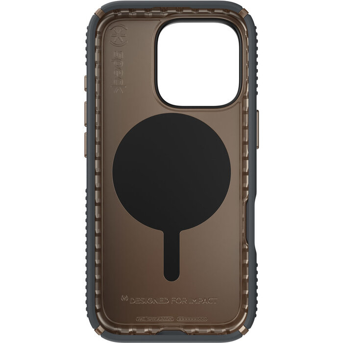 Speck Speck Presidio2 Grip + ClickLock Case voor iPhone 16 Pro - Charcoal Grey