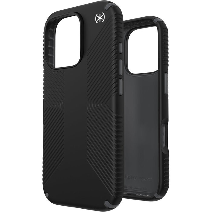 Speck Speck Presidio2 Grip Hoesje voor iPhone 16 Pro - Zwart met Microban