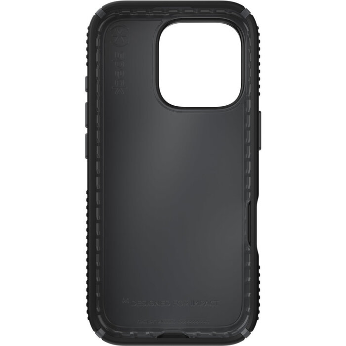 Speck Speck Presidio2 Grip Hoesje voor iPhone 16 Pro - Zwart met Microban