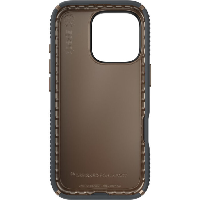 Speck Speck Presidio2 Grip Hoesje voor iPhone 16 Pro - Charcoal Grey