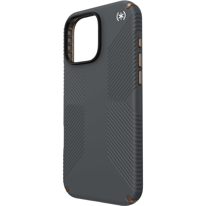 Speck Speck Presidio2 Grip Hoesje iPhone 16 Pro Max Charcoal Grey