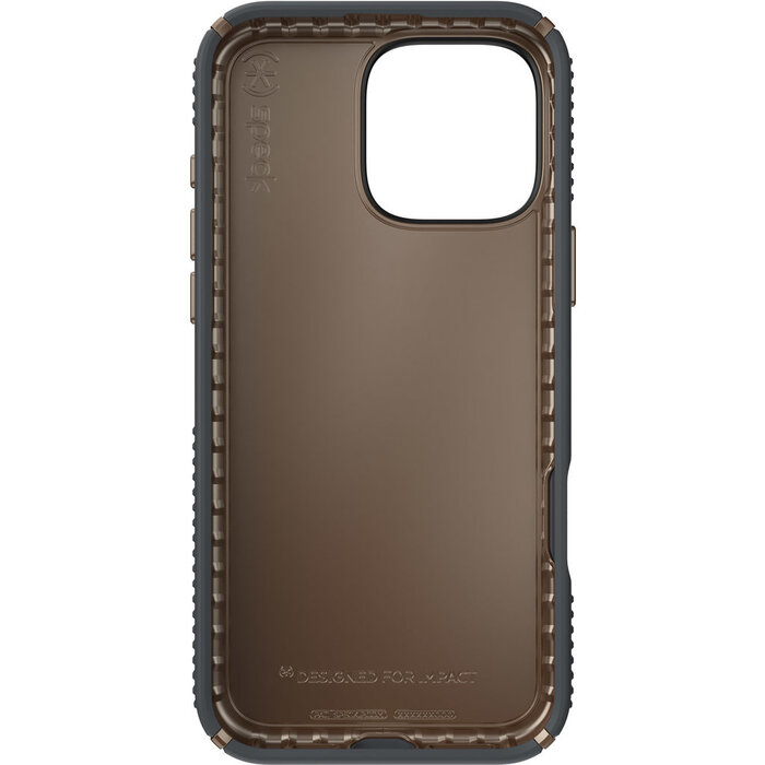 Speck Speck Presidio2 Grip Hoesje iPhone 16 Pro Max Charcoal Grey