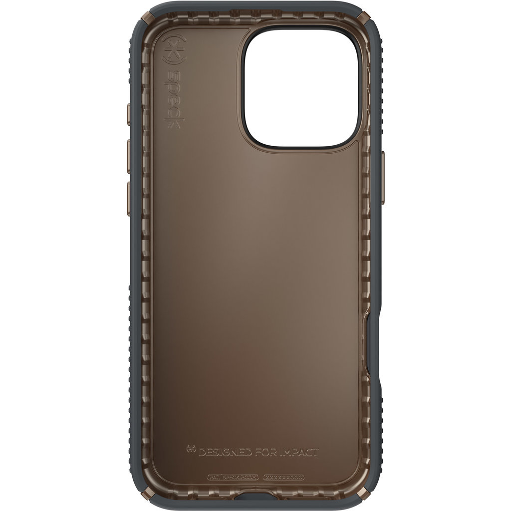Speck Speck Presidio2 Grip Hoesje iPhone 16 Pro Max Charcoal Grey