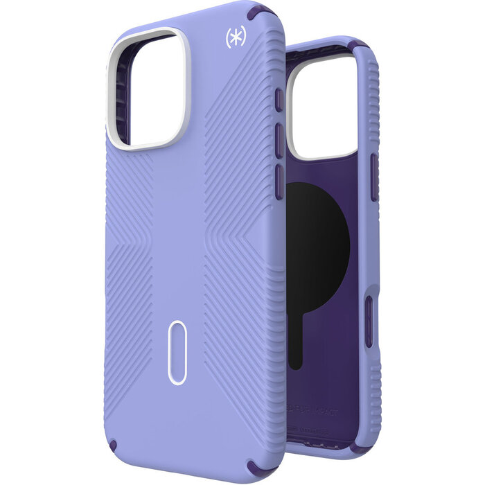Speck Speck Presidio2 Grip + ClickLock Case voor iPhone 16 Pro Max - Future Lavender