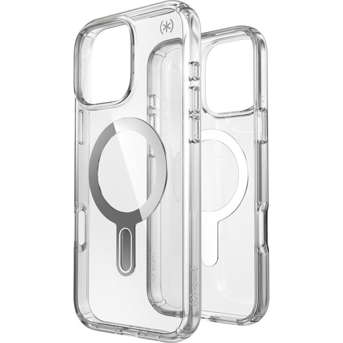 Speck Speck Presidio Perfect-Clear ClickLock Hoesje voor iPhone 16 Pro Max - Transparant