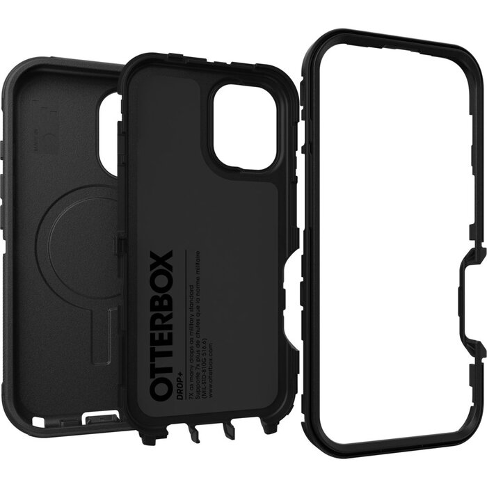 Otterbox OtterBox Defender MagSafe Hoesje voor iPhone 16 - Zwart