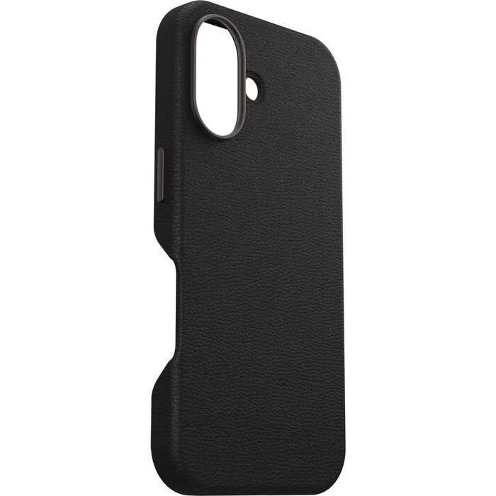 Otterbox OtterBox Symmetry Series Cactus Leather Case voor Apple iPhone 16 - Noir Ash