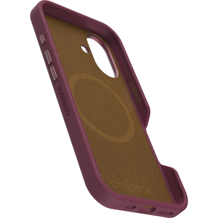Otterbox OtterBox Symmetry Series Cactus Leather Case voor Apple iPhone 16 - Maroon Bells