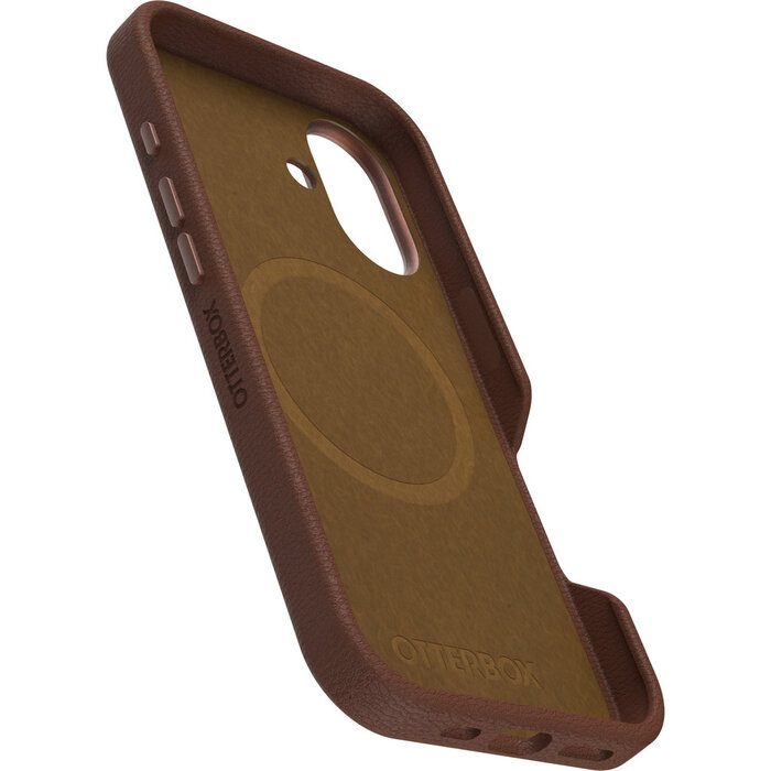 Otterbox OtterBox Symmetry Series Cactus Leather Case voor Apple iPhone 16 - Rich Adobe