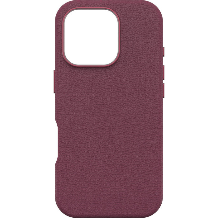Otterbox OtterBox Symmetry Series Cactus Leather Case met MagSafe voor Apple iPhone 16 Pro - Maroon Bells