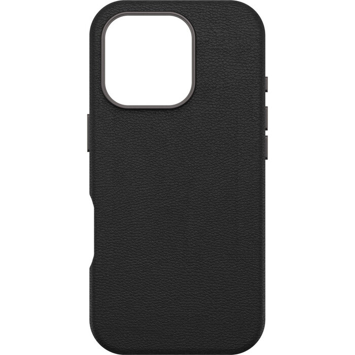 Otterbox OtterBox Symmetry Series Cactus Leather MagSafe Case voor Apple iPhone 16 Pro - Noir Ash