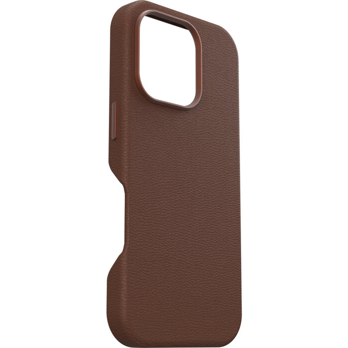Otterbox OtterBox Symmetry Series Cactus Leather Case met MagSafe voor Apple iPhone 16 Pro - Rich Adobe