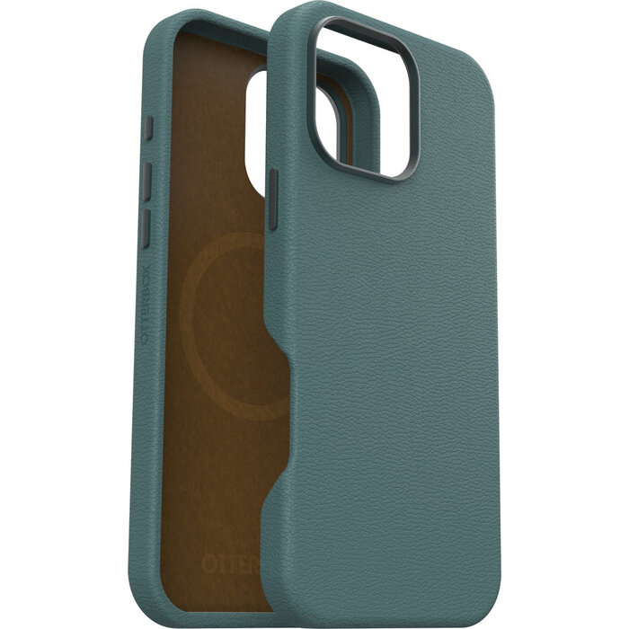 Otterbox OtterBox Symmetry Series Cactus Leather MagSafe Case voor iPhone 16 Pro Max - Juniper Sprig
