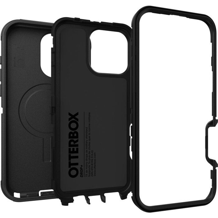 Otterbox OtterBox Defender MagSafe Case voor Apple iPhone 16 Pro Max - Zwart