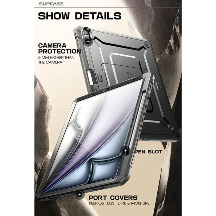 Supcase Supcase Unicorn Beetle Pro Hoes iPad Air 11 (2024/2025) Zwart