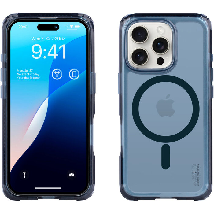 SoSkild SoSkild Defend Case voor Apple iPhone 16 Pro met MagSafe - Smokey Grey