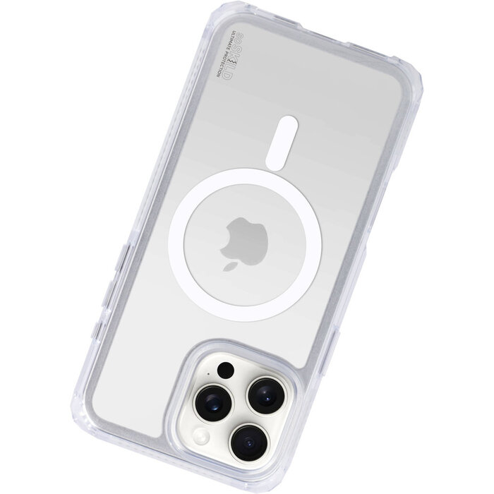 SoSkild SoSkild Defend Case voor iPhone 16 Pro Max - MagSafe - Transparant - Schokabsorberend