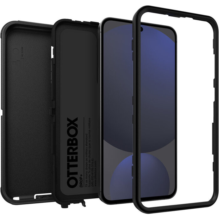 Otterbox OtterBox Defender Case voor Samsung Galaxy S24 FE - Zwart - Rugged hoesje