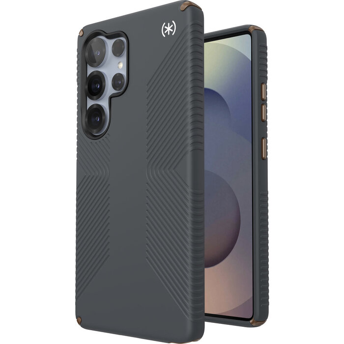 Speck Speck Presidio2 Grip + Magnet Case voor Samsung Galaxy S25 Ultra - Charcoal Grey