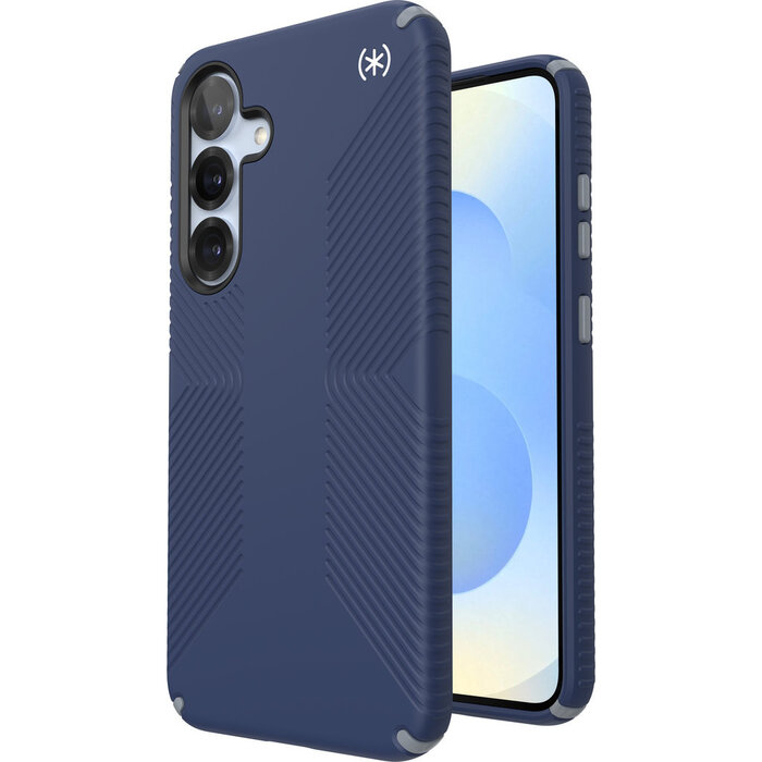 Speck Speck Presidio2 Grip MagSafe Hoesje Samsung Galaxy S25 Plus - Coastal Blue