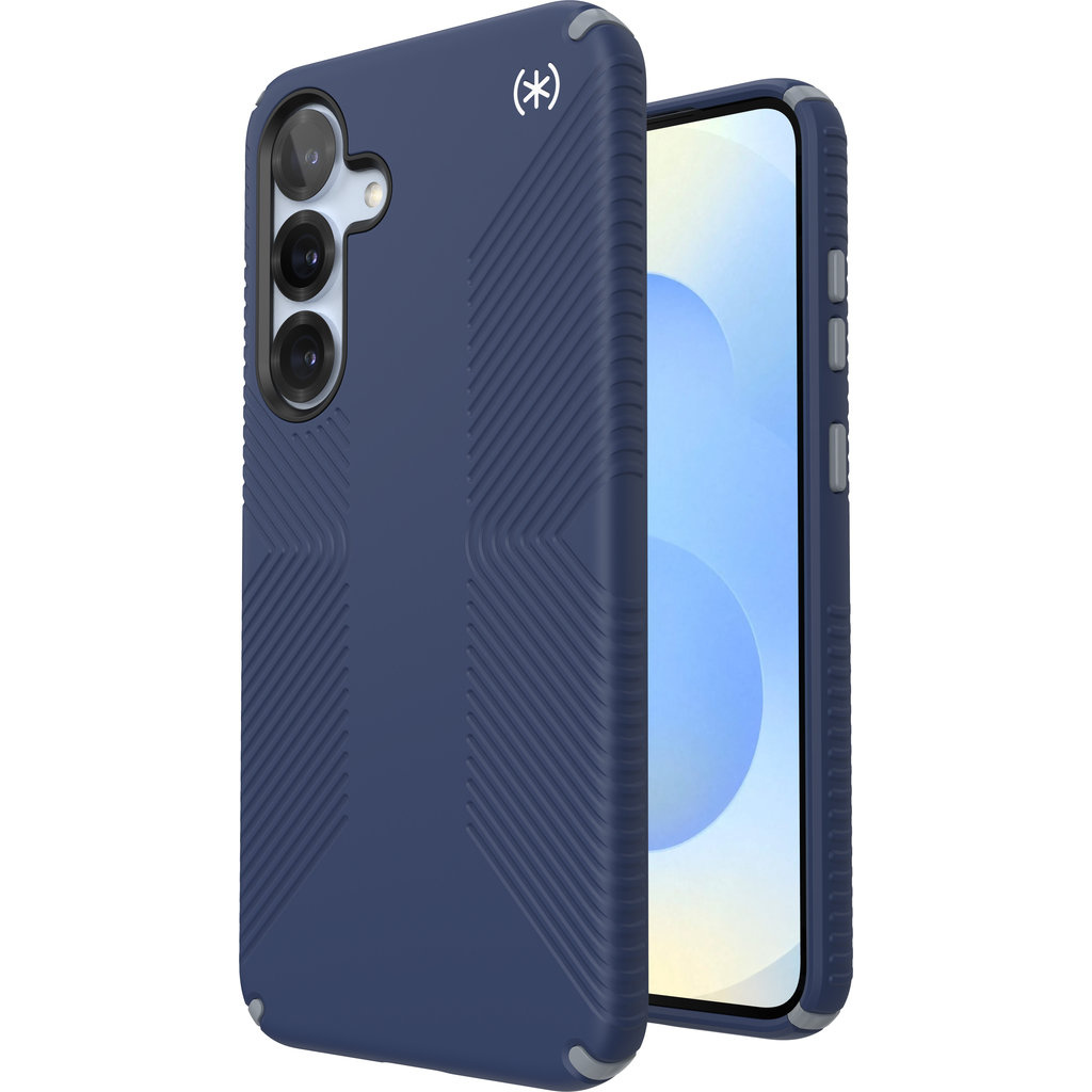 Speck Speck Presidio2 Grip MagSafe Hoesje Samsung Galaxy S25 Plus - Coastal Blue