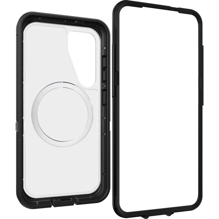 Otterbox OtterBox Defender XT MagSafe Case voor Samsung Galaxy S25 - Clear/Black - Valbescherming