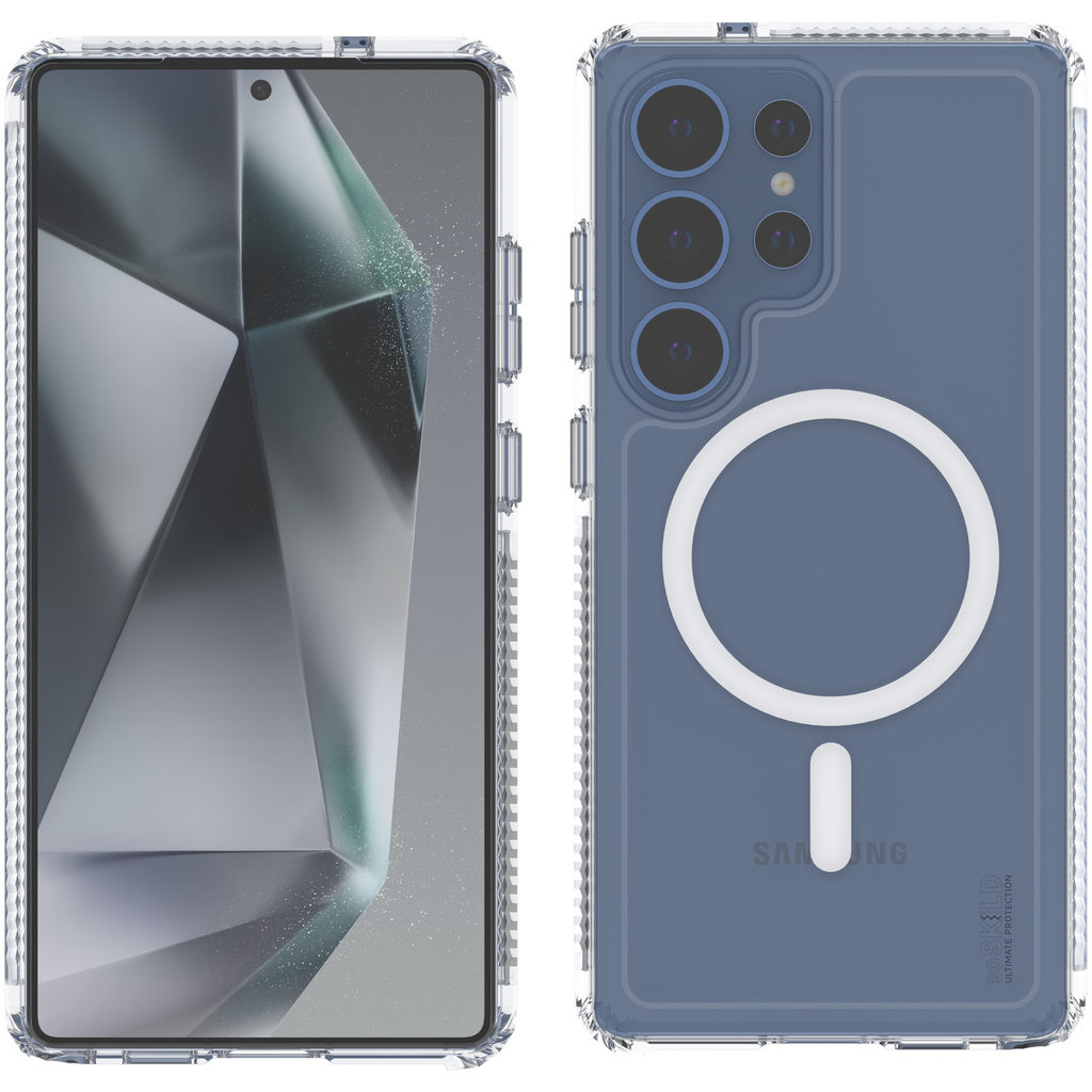SoSkild SoSkild Samsung Galaxy S25 Ultra Defend 2.0 Heavy Impact Case Transparent