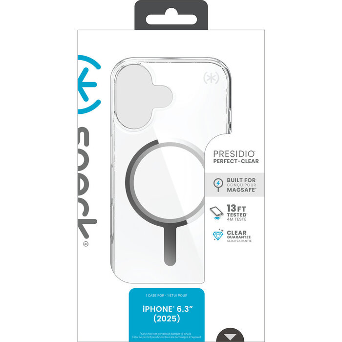 Speck Speck Presidio Perfect Clear + MS Apple iPhone 17 Clear - with Microban