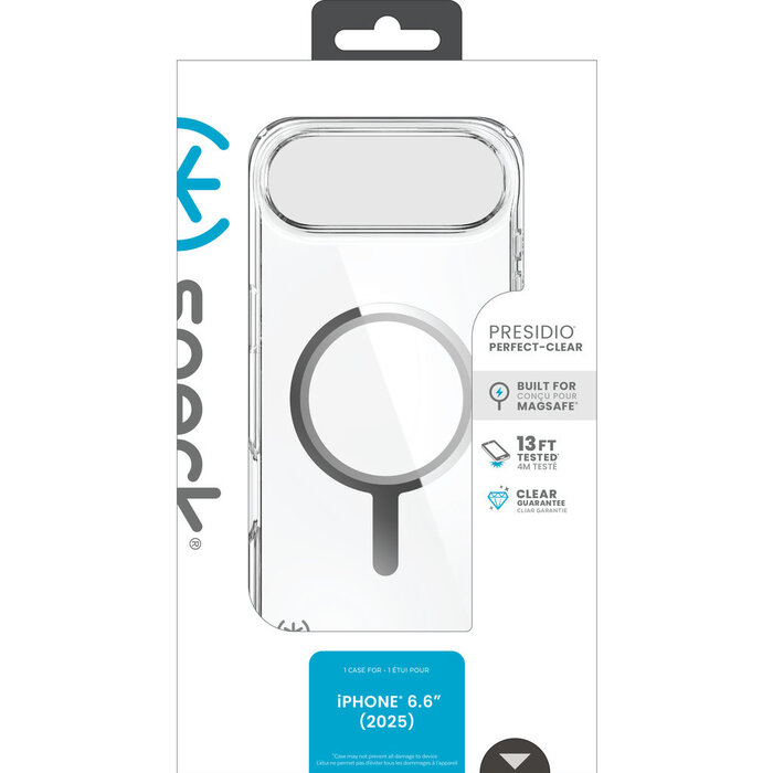 Speck Speck Presidio Perfect Clear MagSafe Hoesje voor Apple iPhone Air - Transparant