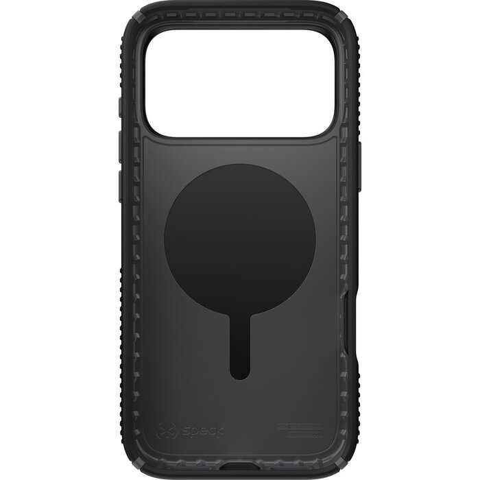Speck Speck Presidio2 Grip + MagSafe Hoesje voor iPhone 17 Pro Max - Zwart met Microban