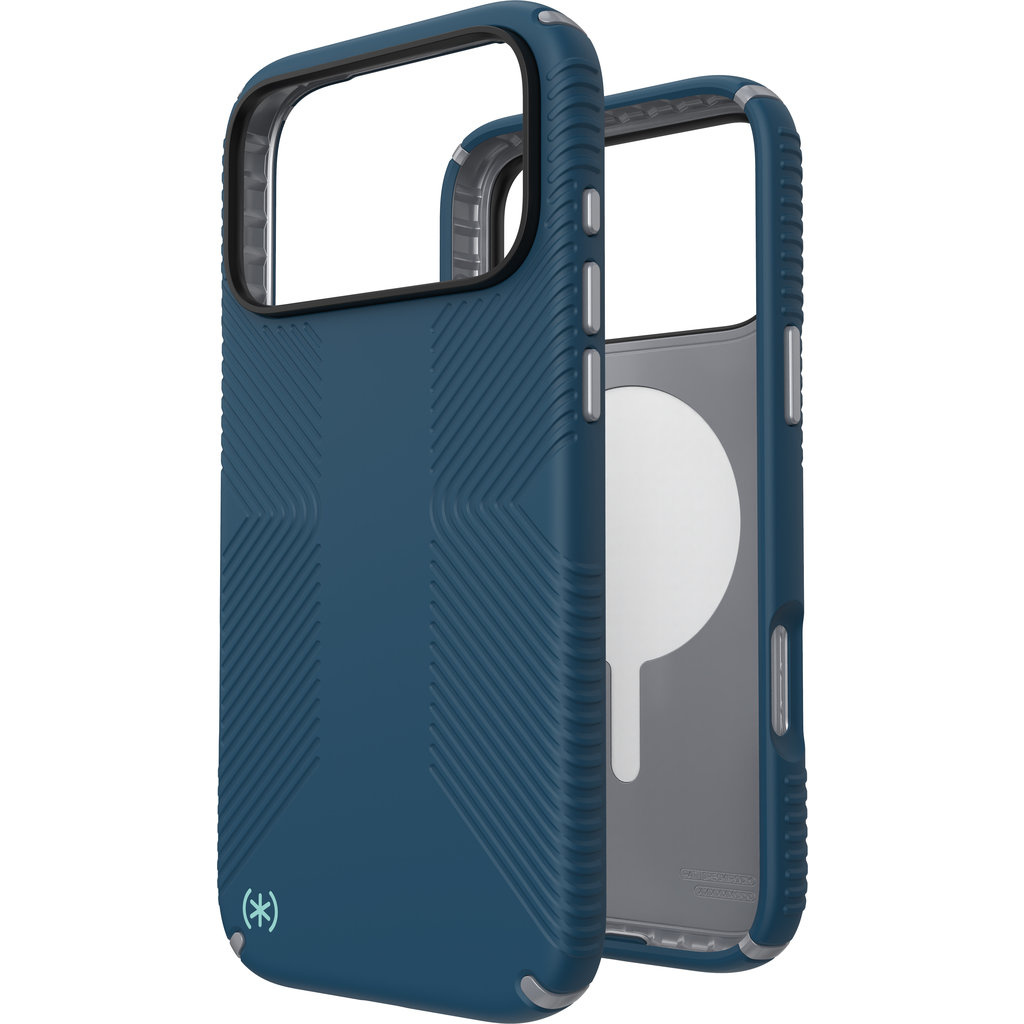 Speck Speck Presidio2 Grip + MS Apple iPhone 17 Pro Max Deep Sea Blue- with Microban