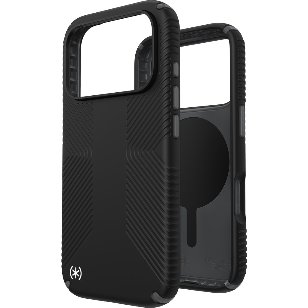 Speck Speck Presidio2 Grip MagSafe Hoesje iPhone 17 Pro - Zwart
