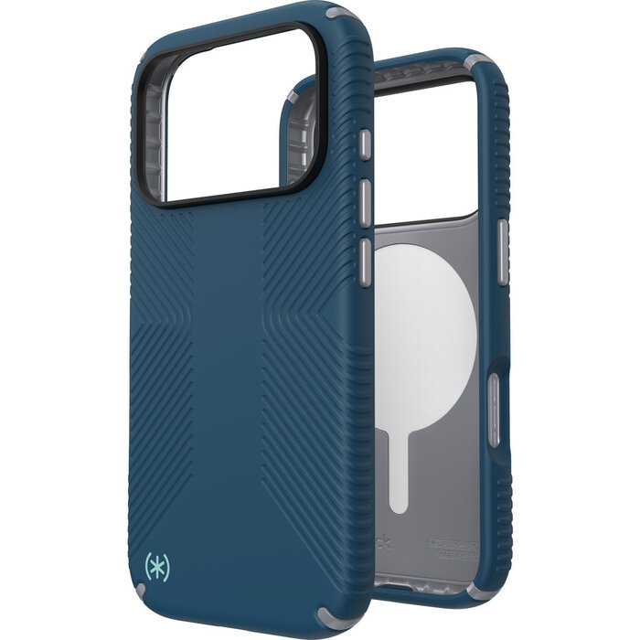 Speck Speck Presidio2 Grip + MS Apple iPhone 17 Pro Deep Sea Blue - with Microban