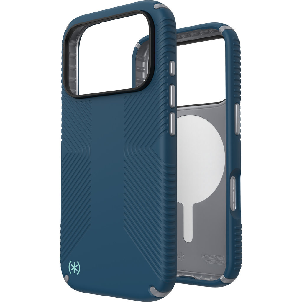Speck Speck Presidio2 Grip MagSafe Hoesje iPhone 17 Pro - Deep Sea Blue
