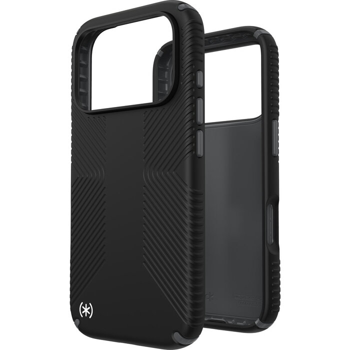 Speck Speck Presidio2 Grip Hoesje voor Apple iPhone 17 Pro - Zwart met Microban
