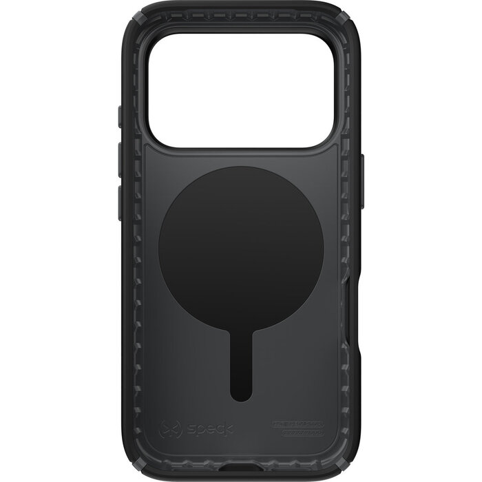 Speck Speck Presidio2 Pro MagSafe Case voor iPhone 17 Pro - Zwart - Microban