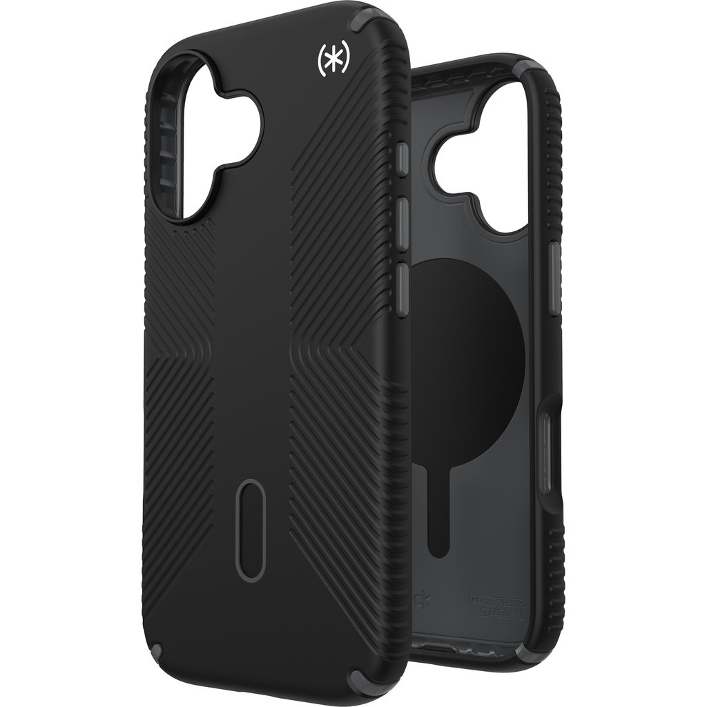 Speck Speck Presidio2 Grip MagSafe Hoesje voor iPhone 17 - Zwart