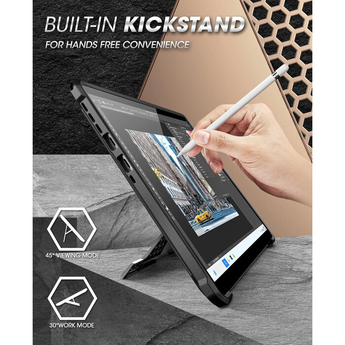 Supcase Supcase Unicorn Beetle Pro Hoes voor Surface Pro 9/10/11 - Zwart