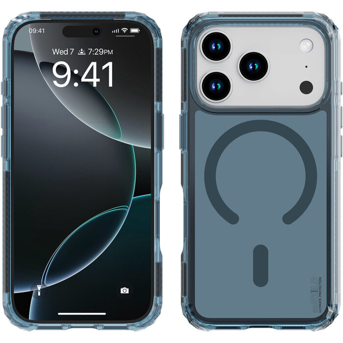 SoSkild SoSkild Apple iPhone 17 Pro Defend Case Magnetic Ring Smokey Grey